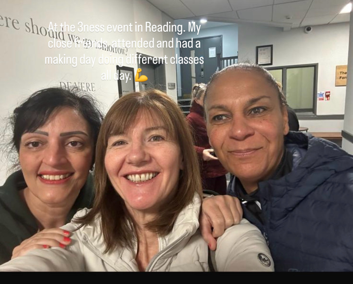 You are currently viewing Spent the day at 3ness Fitness event, with my girls – great vibes, plenty of sweats and lots of Fun and laughs in between workouts. 